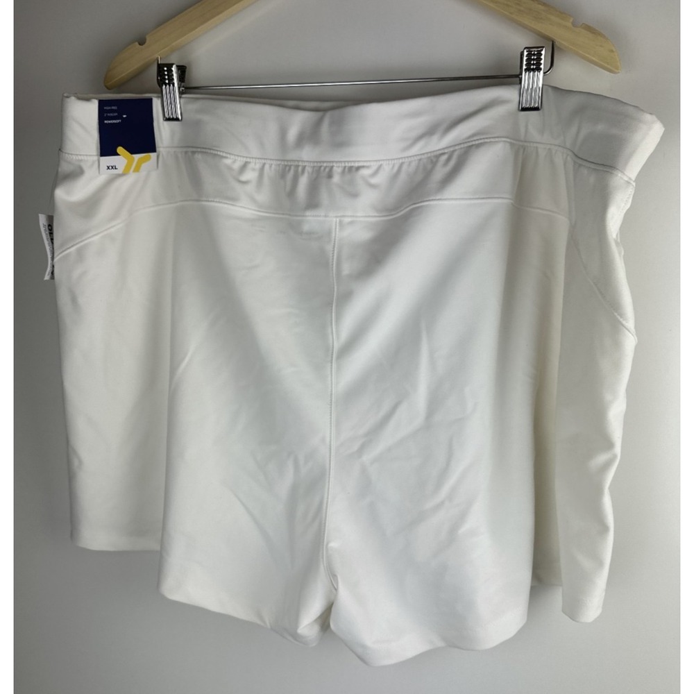 NWT Old Navy High Waisted PowerSoft Shorts White 3" inseam Women's Size XXL - Picture 10 of 11
